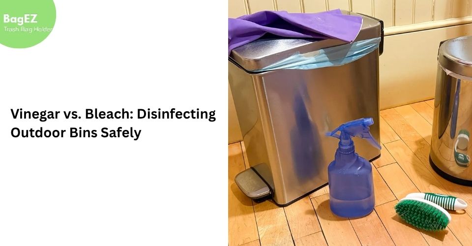 Vinegar vs. Bleach: Disinfecting Outdoor Bins Safely